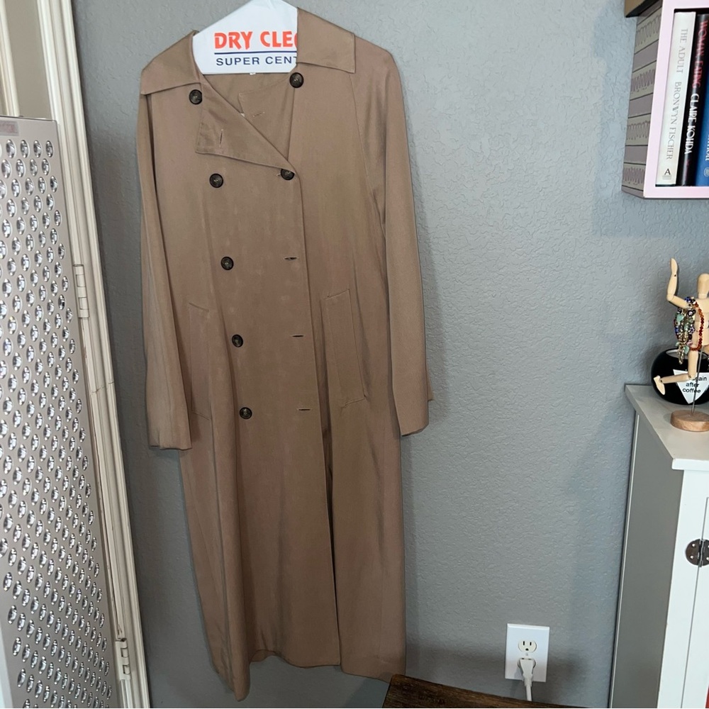 Reformation Tan Trench Coat NWOT